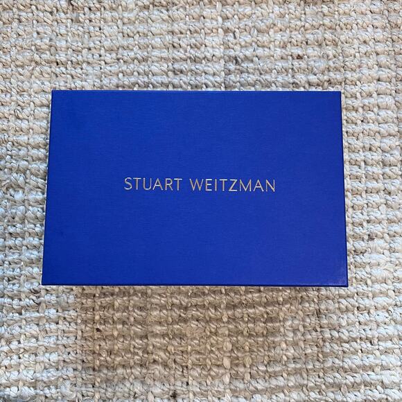 Stuart Weitzman Women's Nearlynude Crystal Nova Sandals Sz 7.5B - Picture 2 of 8